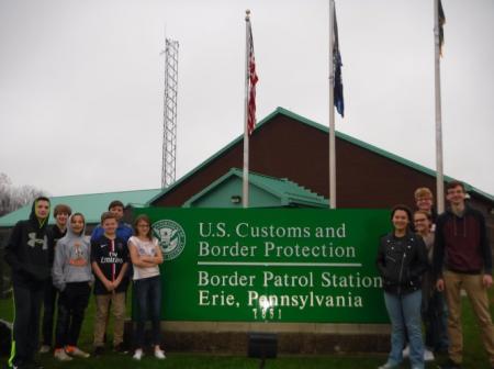 Jr. & Sr. High Students from Harborcreek School District tour US Customs and Border Patrol (pre COVID)
