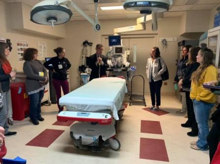 Educators learn about careers in healthcare at UPMC Hamot (pre COVID)